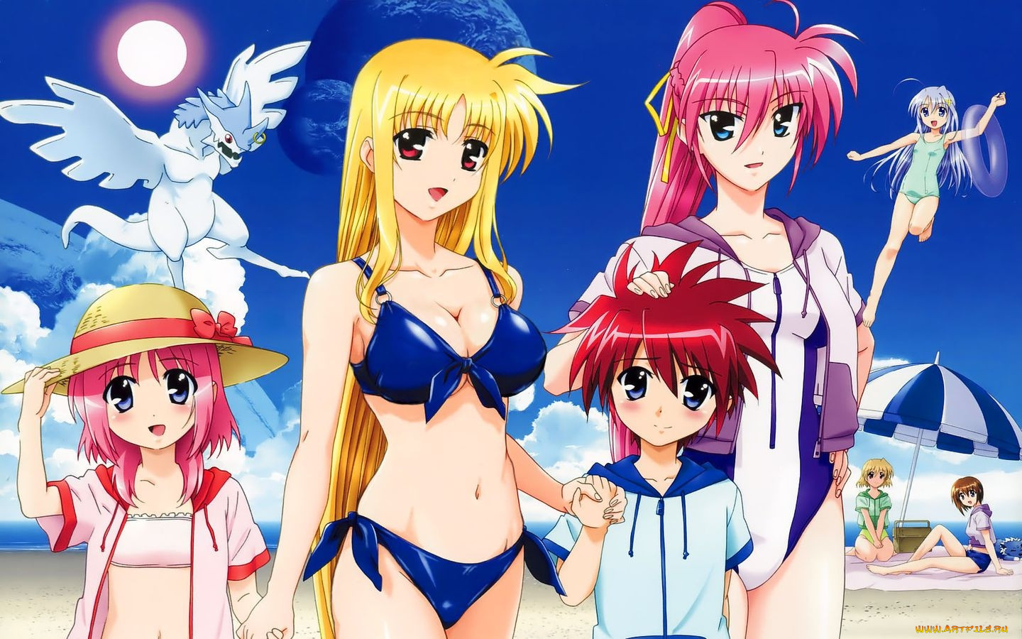 , mahou, shoujo, lyrical, nanoha